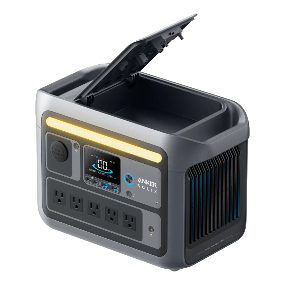 Anker Solix C800X Plus portable power station with high capacity, durable design – available at Keans Claremorris.