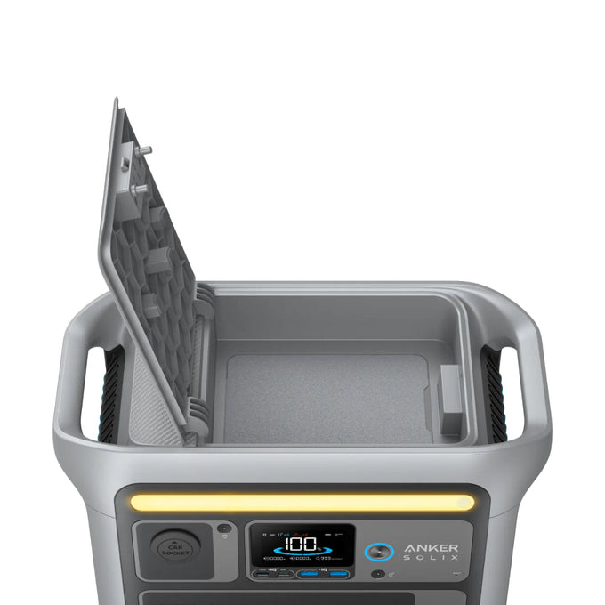 Anker Solix C800X Plus portable power station with high capacity, durable design – available at Keans Claremorris.