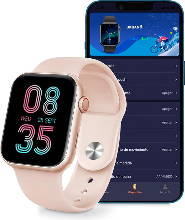 Ksix Smartwatch Urban 3 Rose Gold | 120461 - Image 6