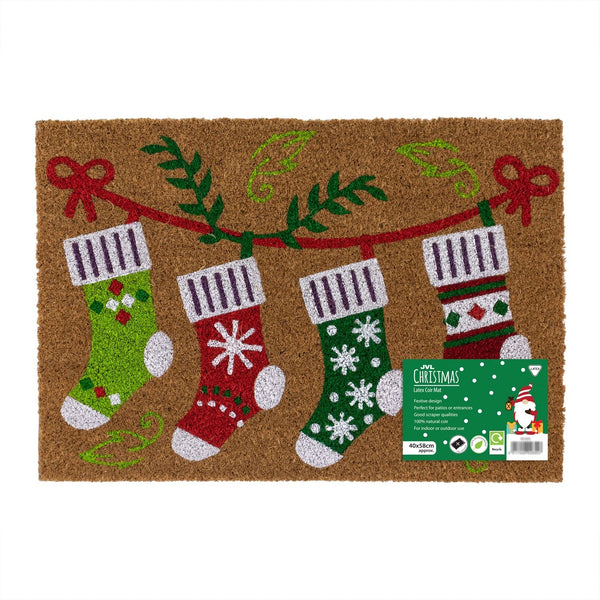 Latex Coir - Christmas Coir - Stockings  40X58cm