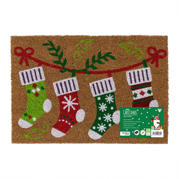 Latex Coir - Christmas Coir - Stockings  40X58cm - Image 1