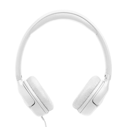 JBL Tune 530 On-Ear Wired Headphones Pure Bass White| JBLT530WHT