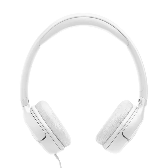 JBL Tune 530 On-Ear Wired Headphones Pure Bass White| JBLT530WHT - Image 2