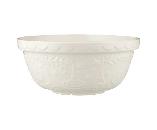 Merry & Bright Mixing Bowl Cream 25.5cm