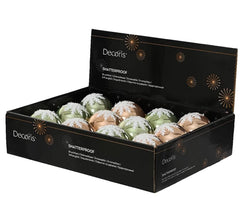 Bauble Plastic Shiny 2 Ass Assorted d8cm