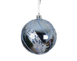Bauble Shiny Sky Blue dia8cm