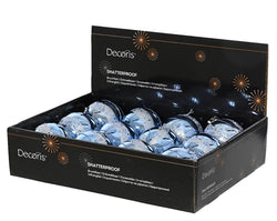 Bauble Shiny Sky Blue dia 8cm