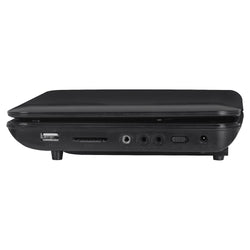 Trevi PDX 1409 S2 Portable DVD Player Black, compact design, 9-inch screen, available at Keans Claremorris