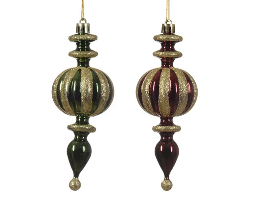 Shatterproof shiny glitter figure, 14cm tall, 2 color assorted, durable decor by Keans Claremorris