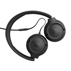 JBL Tune 530 On-Ear Wired Headphones Pure Bass Black| JBLT530BLK