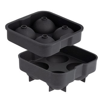 Viners Barware round silicone ice mould in giftbox, reusable ice tray for cocktails – available at Keans Claremorris
