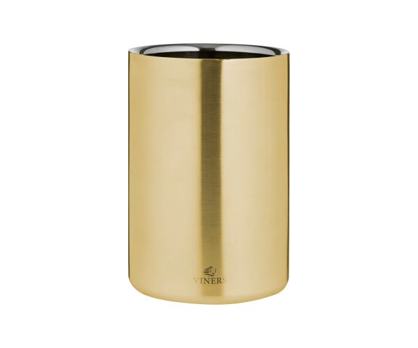Barware 1.3l Gold Double Wall Wine Cooler