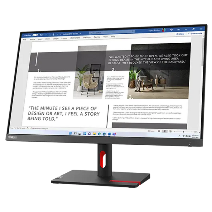 Lenovo ThinkVision S27i-30 27" FHD Monitor| 63DFKAT4UK - Image 2