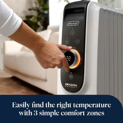 Delonghi Dragon 5 2400W (10 Fin) Oil Filled Radiator | TRD51025WIFI