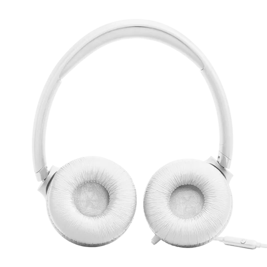 JBL Tune 530 On-Ear Wired Headphones Pure Bass White| JBLT530WHT - Image 5