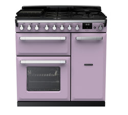 Rangemaster Dual Fuel Estel Deluxe 90cm Chrome Trim