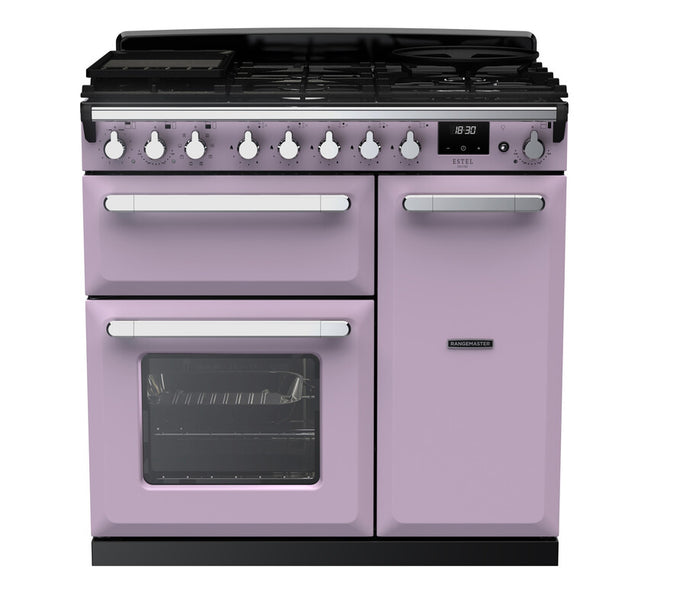 Rangemaster Dual Fuel Estel Deluxe 90cm Chrome Trim - Image 8