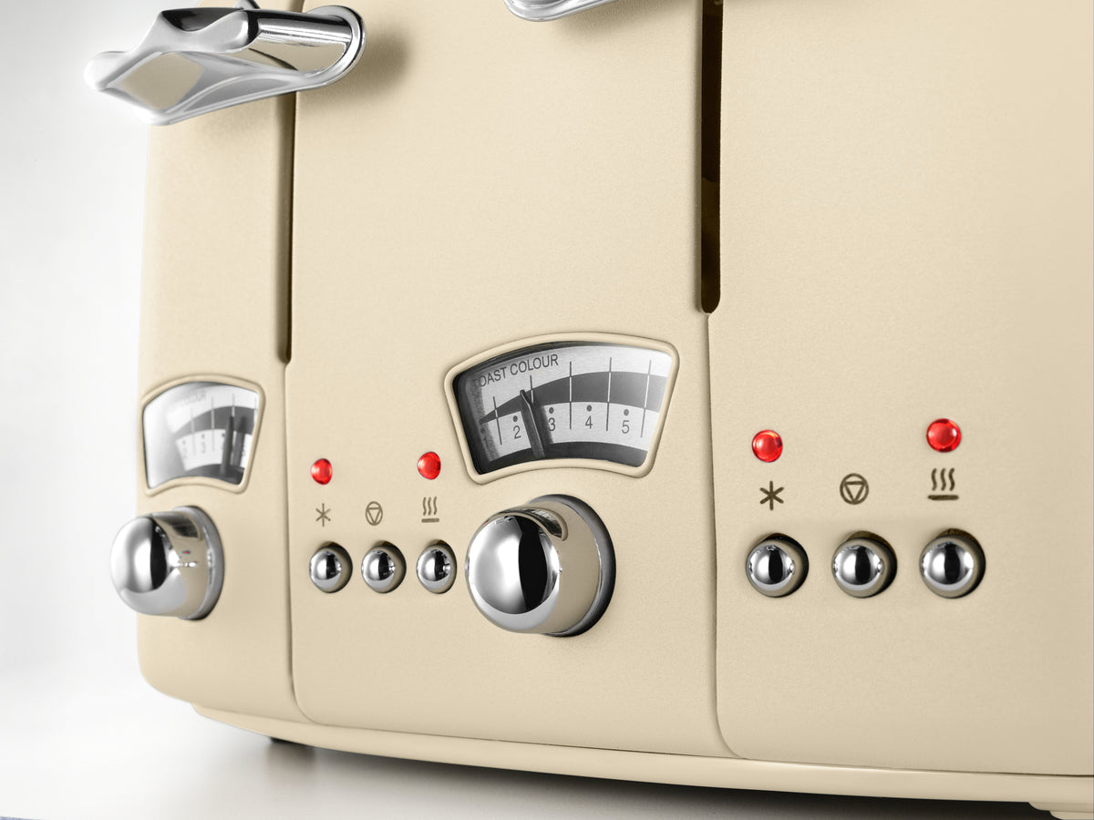 DeLonghi Argento Toaster - Flora Cream - Image 5
