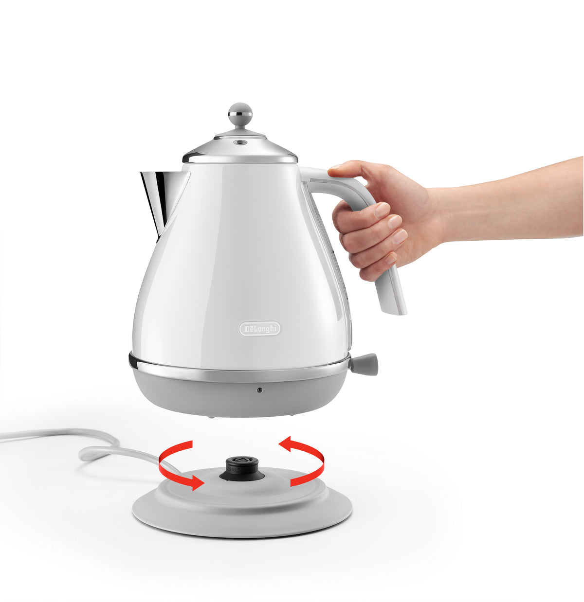 Delonghi Icona Capitals Kettle White - Image 3