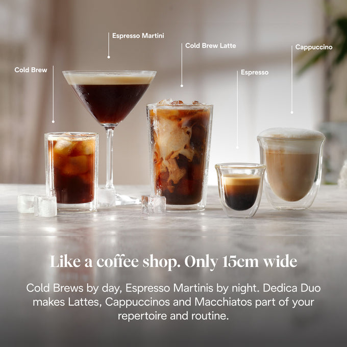 DeLonghi Dedica Duo Manual Espresso Coffee Maker with new Milk Frothing Function - Green Touch - Image 10