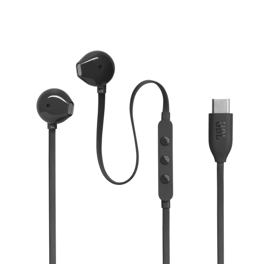JBL Tune 305C USB-C Wired Earbuds High Resolution Black| JBLT305CBLK - Image 5