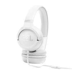 JBL Tune 530 On-Ear Wired Headphones Pure Bass White| JBLT530WHT