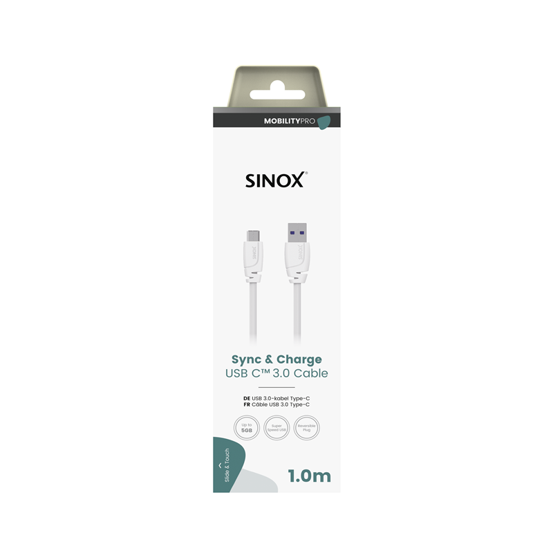 Sx Pro USB C to USB A 3.0 cable 1m, 5Gbps data transfer, 15W charging, USB 3.0 Gen 1 – Keans Claremorris