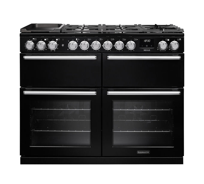 Rangemaster Nexus Dual Fuel 110cm Slow Cook Oven Chrome Trim - Image 2