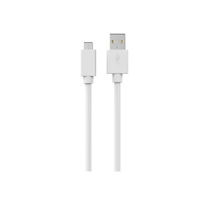 Sx USB A to Micro B 1m White Cable for Android Charging and Syncing | Keans Claremorris
