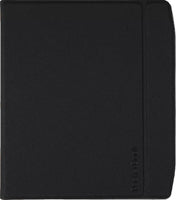 Lightweight black flip cover for 7" PocketBook ERA e-reader, compatible with Era Stardust Silver and Sunset Copper - Keans
