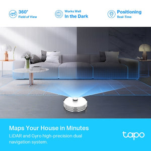 TP Link Tapo RV30 Plus Robot Vacuum Cleaner with Clean Station