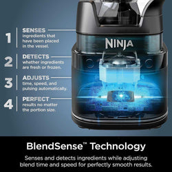 Ninja Detect Duo Power Blender Pro with BlendSense Technology and Single Serve | TB301UK | Keans Claremorris