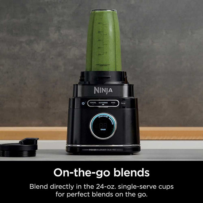 Ninja Detect Duo Power Blender Pro TB301UK with BlendSense Technology, single serve, available at Keans Claremorris