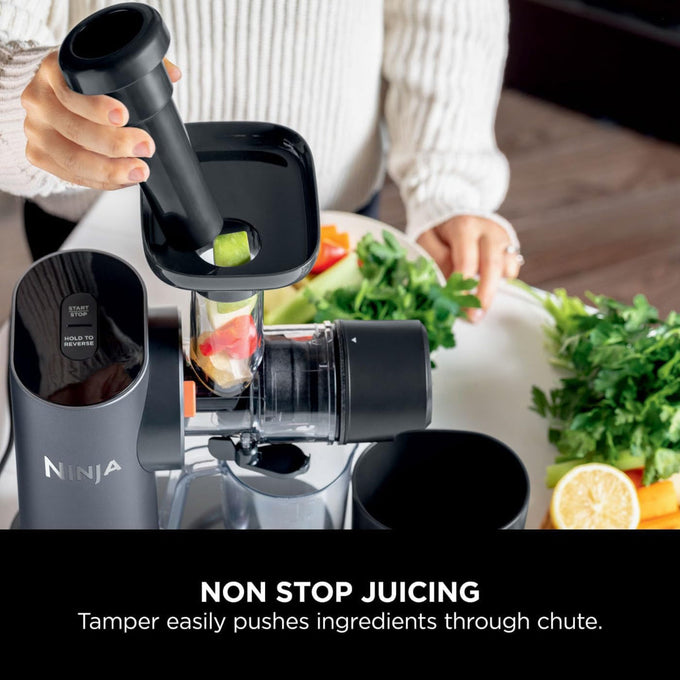 Ninja Cold Press Juicer JC151UK in black with anti-clog filter, efficient juice extraction | Keans Claremorris