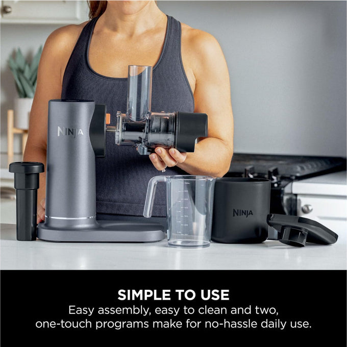 Ninja Cold Press Juicer JC151UK in black with anti-clog filter, efficient juice extraction | Keans Claremorris