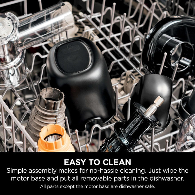 Ninja Cold Press Juicer JC151UK Black with Anti Clog Filter - Slow Extract Juice Maker | Keans Claremorris