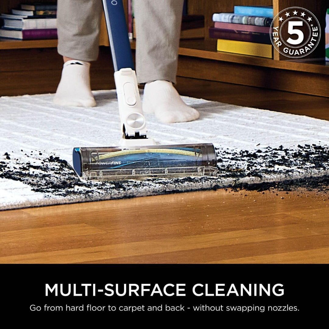 Shark PowerPro Cordless Stick Vacuum IZ380UK with Anti Hair Wrap & Floor Detect, available at Keans Claremorris