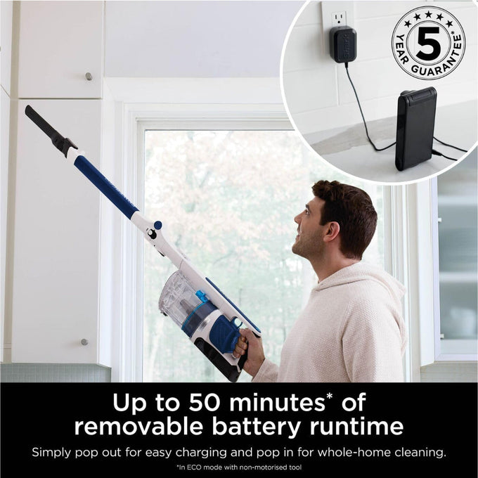 Shark PowerPro Cordless Stick Vacuum IZ380UK with Anti Hair Wrap & Floor Detect, available at Keans Claremorris