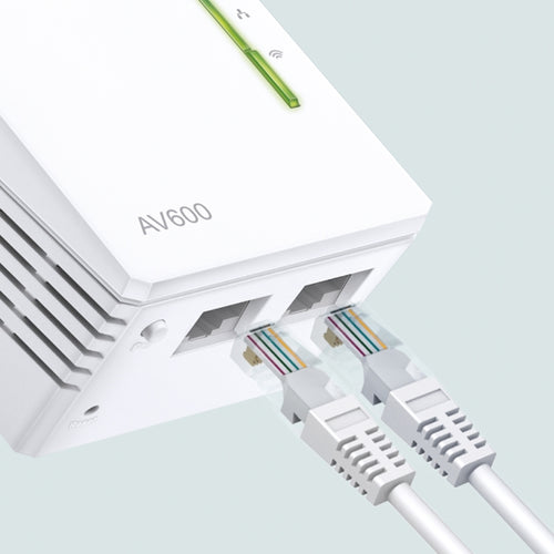 TP-Link AV600 Powerline Wi-Fi Extender with 2 LAN Ports TL-WPA4220 KIT, fast home network boost - Keans Claremorris