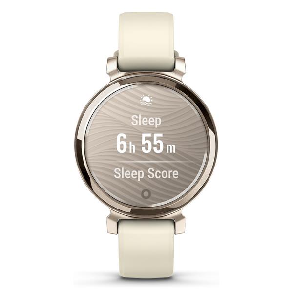 Garmin Lily 2 Sport Bluetooth Smart Watch Cream Gold, sleek design, fitness tracking - available at Keans Claremorris