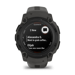 Garmin Instinct E 40mm Smart Fitness Watch in Black/Charcoal, durable GPS smartwatch – available at Keans Claremorris