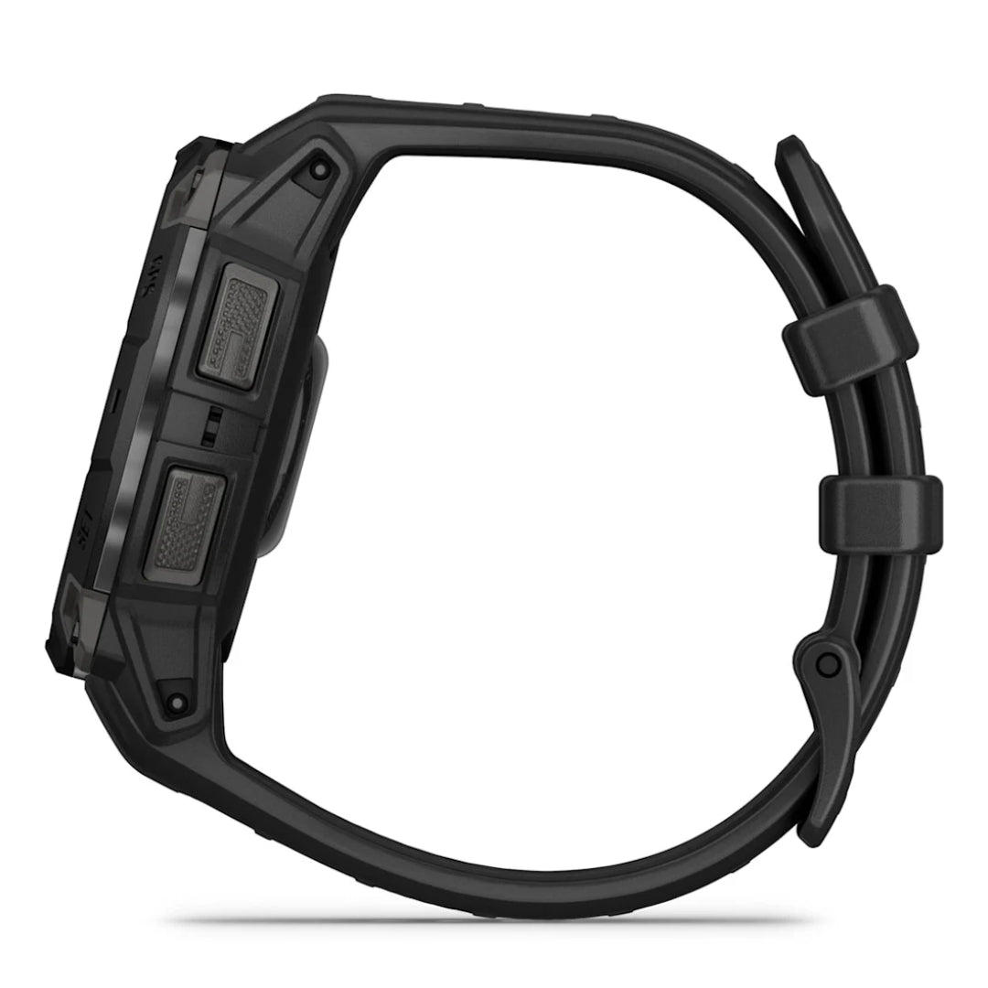 Garmin Instinct 3 Smart Fitness Watch 45mm AMOLED Black, durable GPS smartwatch, available at Keans Claremorris