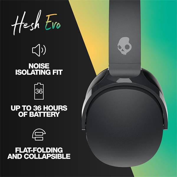 Skullcandy Hesh Evo Wireless Over-Ear Headphones with Long Battery Life – Available at Keans Claremorris