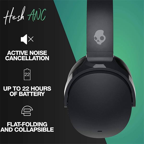 Skullcandy Hesh ANC Wireless Over-Ear Headphones with Active Noise Cancellation – Keans Claremorris