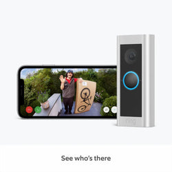 Ring Smart Video Doorbell Pro 2 Hardwired Satin Nickel with HD Camera - Keans Claremorris