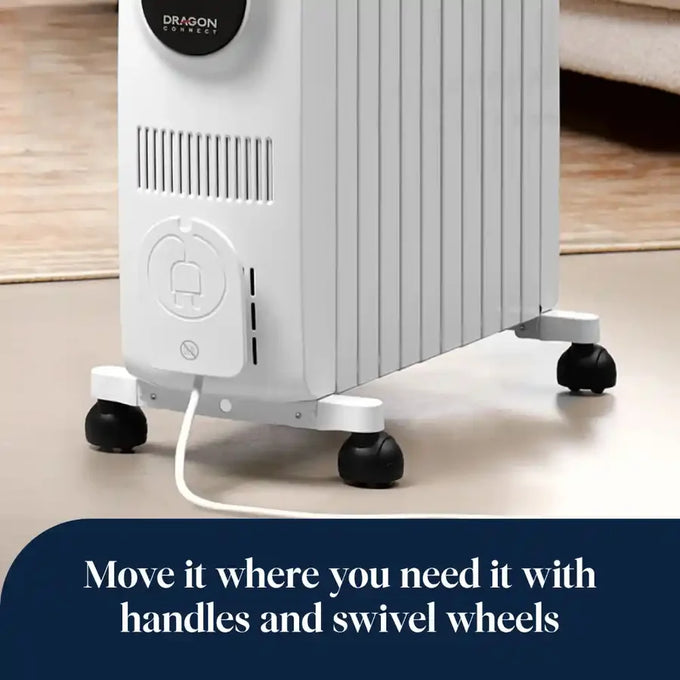 Delonghi Dragon 5 2400W (10 Fin) Oil Filled Radiator | TRD51025WIFI - Image 5