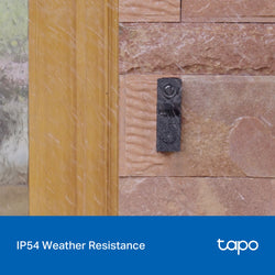 Tp Link Tapo 2K Battery Video Doorbell Mini - All Black| TPL-TD20