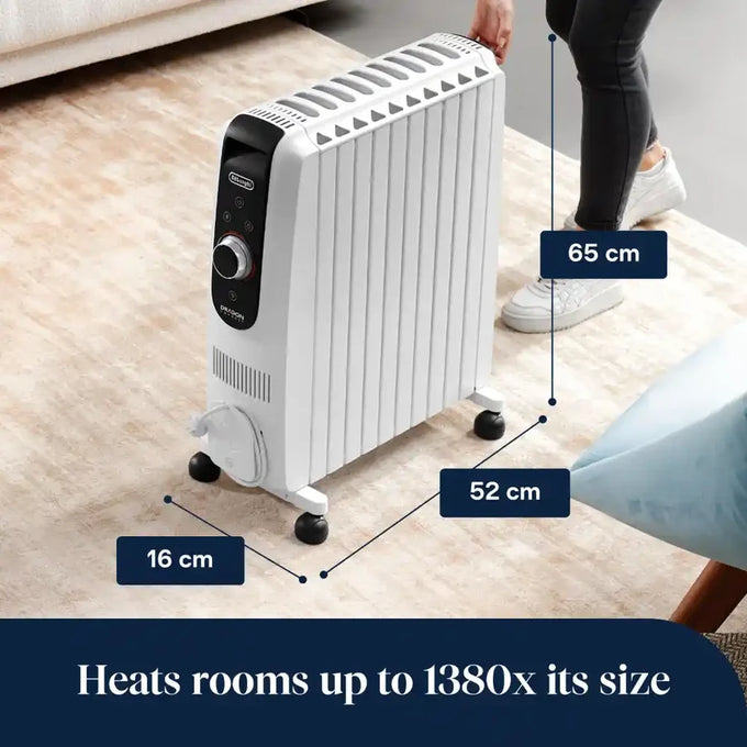 Delonghi Dragon 5 2400W (10 Fin) Oil Filled Radiator | TRD51025WIFI - Image 6