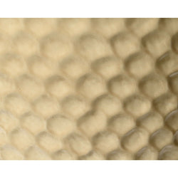 Honeycomb polystone planter 30.5cm dia, 29cm high, cream green navy, indoor outdoor, recycled material – Keans Claremorris