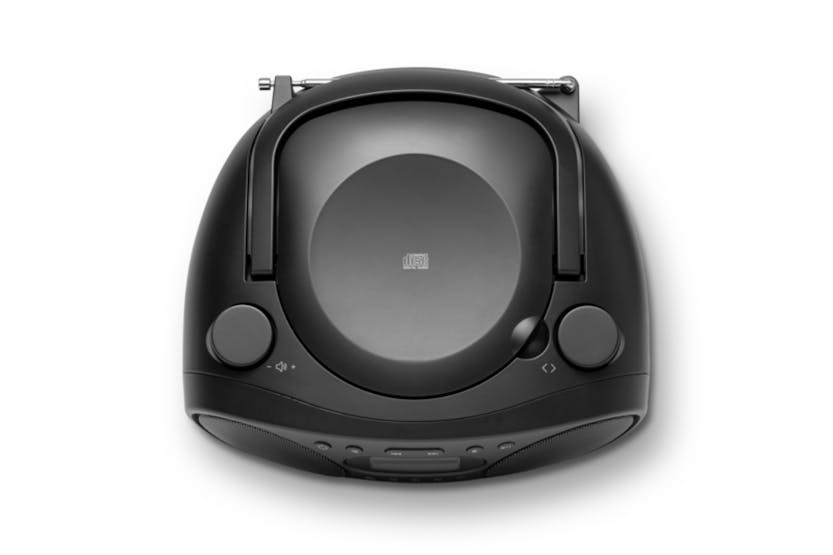 Roberts Zoombox FM radio with CD player in black – portable music system | Keans Claremorris